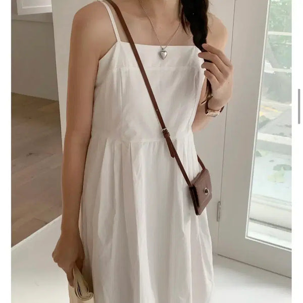 [BUNJANG] Fighting Sleeveless Long Dress / 화이팅 민소매(나시) 롱 원피스