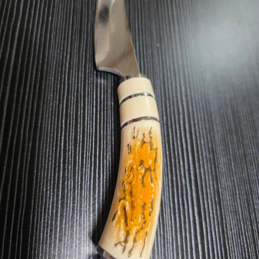 [BUNJANG] Camping Utility Knife with Decorative Handle / 캠핑칼 과도