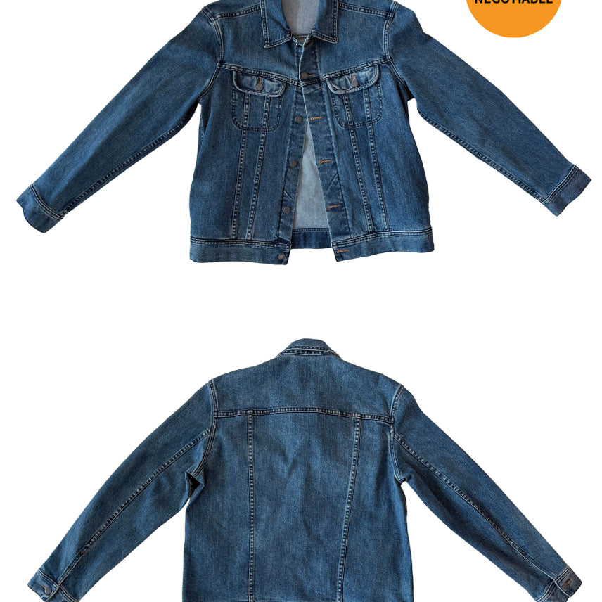 [BUNJANG] A.P.C. Washed Blue Denim Trucker Jacket XL / 아페쎄 DENIM JACKET(XL)