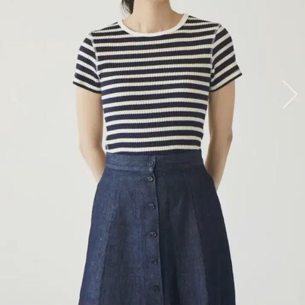 [BUNJANG] URBANIC French Stripe T-Shirt / 얼바닉 프렌치 스트라이프 티셔츠