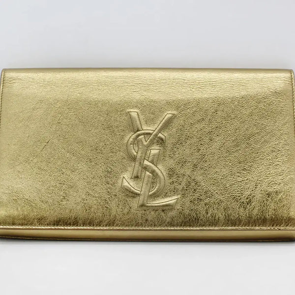 [BUNJANG] Saint Laurent Beige Bellechasse Clutch 361120 / 생로랑 베이지 벨드쥬르 클러치 361120