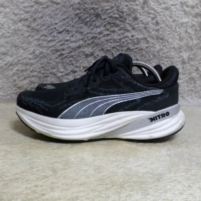 [BUNJANG] Puma Nitro Magnify 2 Black Running Shoes 260 / 후루룩구제2 260 푸마 나이트로 매그니파이2 블랙 운동화 260724