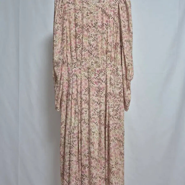 [BUNJANG] JILLSTUART New York Puff Sleeve Floral Long Dress / 질스튜어트 뉴욕 퍼프소매 원피스