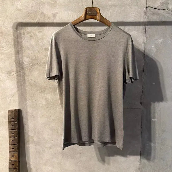 [BUNJANG] Malo High-End Crewneck Short-Sleeve T-Shirt (Size 100) / Malo 말로 하이엔드 크루넥 반팔티셔츠 남성100