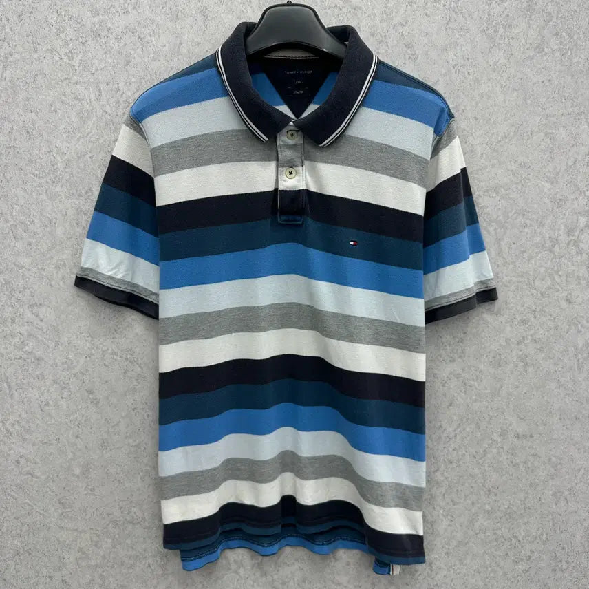 [BUNJANG] Tommy Hilfiger Men's Short Sleeve Polo Shirt / 110 타미힐피거 남자 반팔 카라티