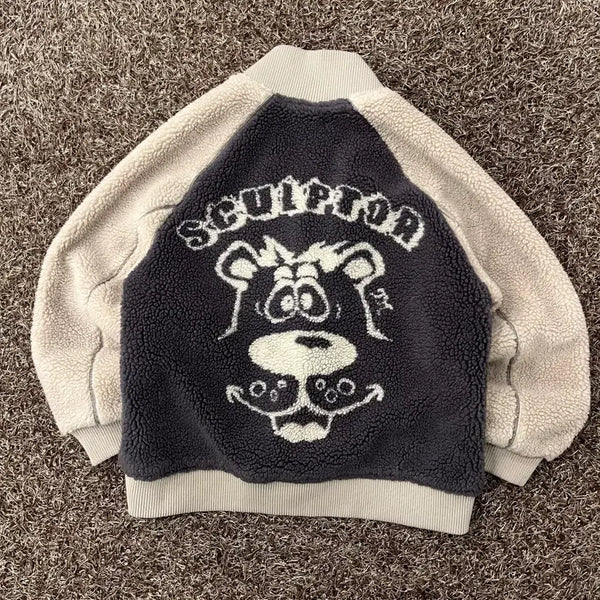 [BUNJANG] Sculptor Bear Fleece Jacket / M 스컬프터 베어 플리스 자켓