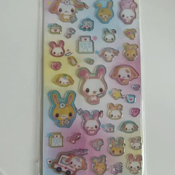 [BUNJANG] San-X Heisei Retro Usako Usagi Rabbit Seal Sticker / 산엑스 헤이세이 레트로 고전 씰 스티커 토끼 우사짱 우사기
