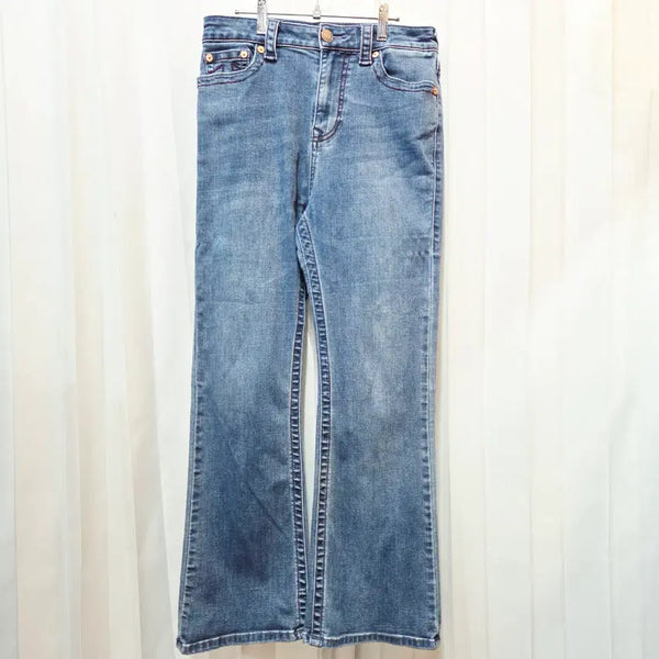 [BUNJANG] True Religion 28-inch Mid-Blue Bootcut Denim Pants / 22s 28인치 트루릴리전 중청 부츠컷 데님 팬츠 C606