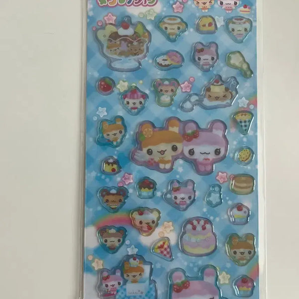 [BUNJANG] San-X Heisei Retro Seal Stickers Cake Rabbit Usagi / 산엑스 헤이세이 레트로 고전 씰 스티커 케이크 토끼 우사기
