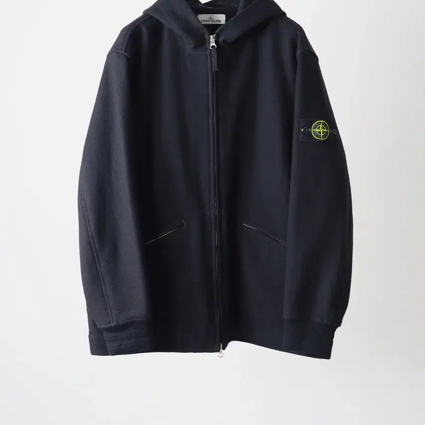 [BUNJANG] Stone Island Panno Speciale Coat Black XXL / 스톤아일랜드 판노 스페치알레 코트 블랙 XXL팝니다.
