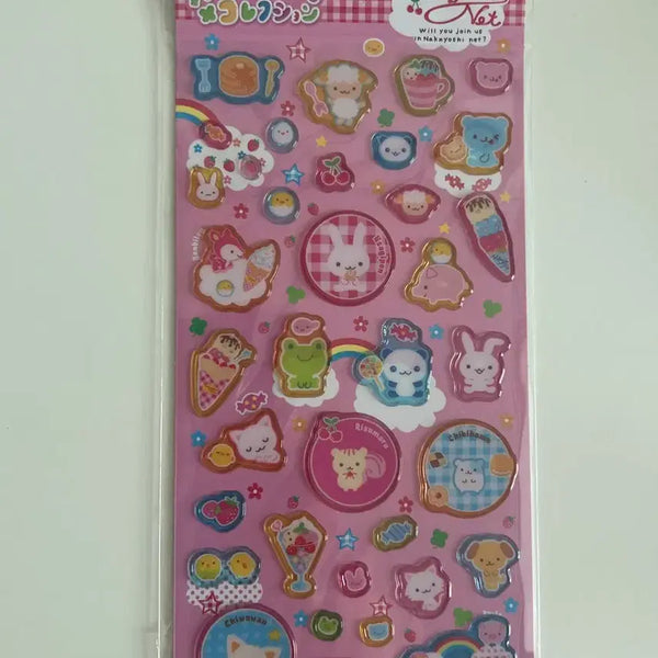 [BUNJANG] San-X Heisei Retro Classic Seal Stickers / 산엑스 헤이세이 레트로 고전 씰 스티커