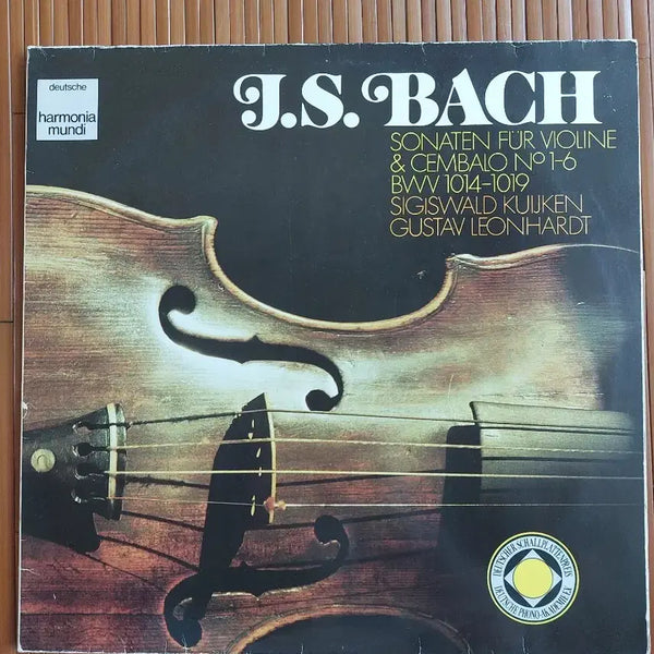 [BUNJANG] J.S. Bach Violin and Harpsichord Sonatas Nos. 1-6 LP / J.S. 바흐 바이올린과 쳄발로 소나타 1-6번