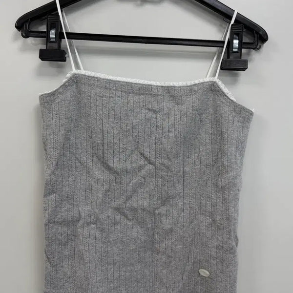 [BUNJANG] YURAGO Sleeveless Top - Grey / 유라고 회색 나시티 (상태 좋음)