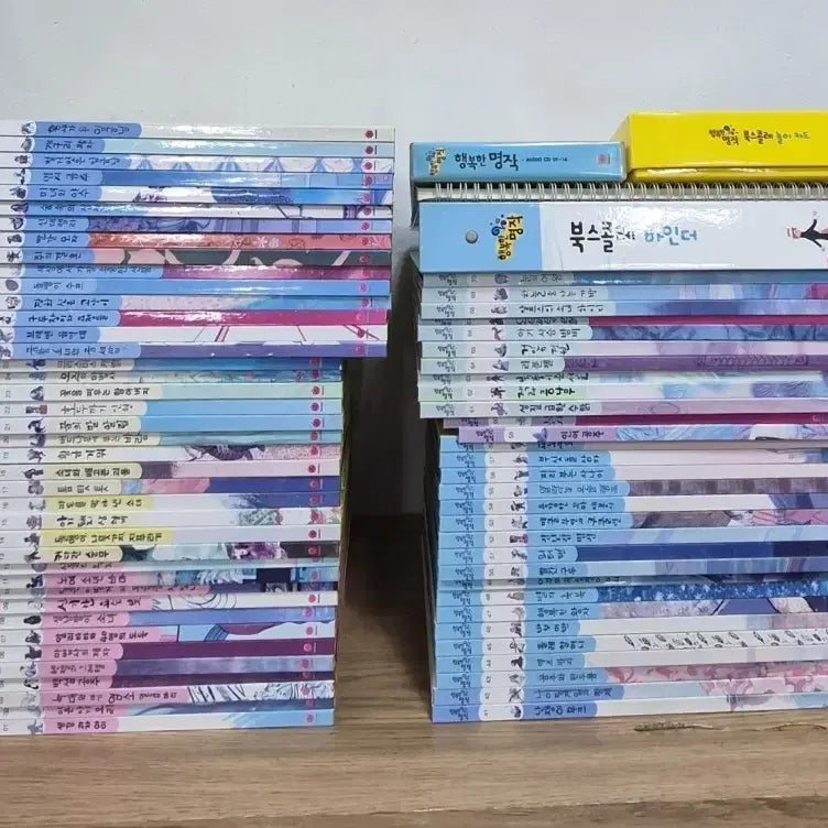 [BUNJANG] Happy Masterpieces Series + Bookscola Binder Set / 행복한 명작 + 북스콜라 바이더 세트