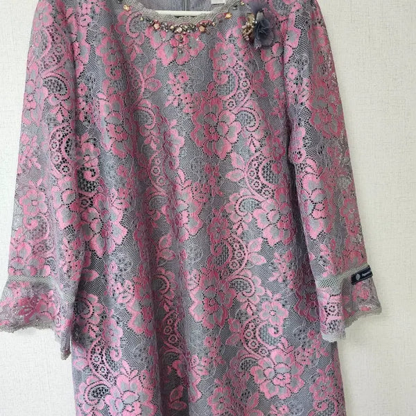 [BUNJANG] Ribbon Double Lace Blouse / 리본 이중 레이스 블라우스