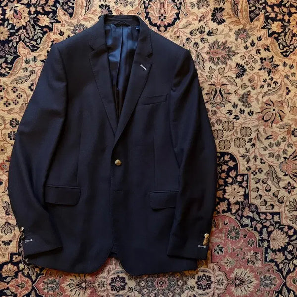 [BUNJANG] GANT Navy Gold Button Blazer Men's 105 / GANT 간트 네이비 금장 블레이저 남성105
