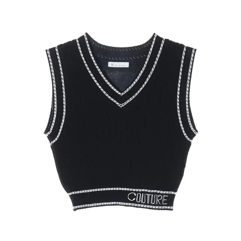[BUNJANG] It MICHAA Knit Vest Women's Size 55 TTLAXB2015 / 잇미샤 니트 베스트/여성55/TTLAXB2015
