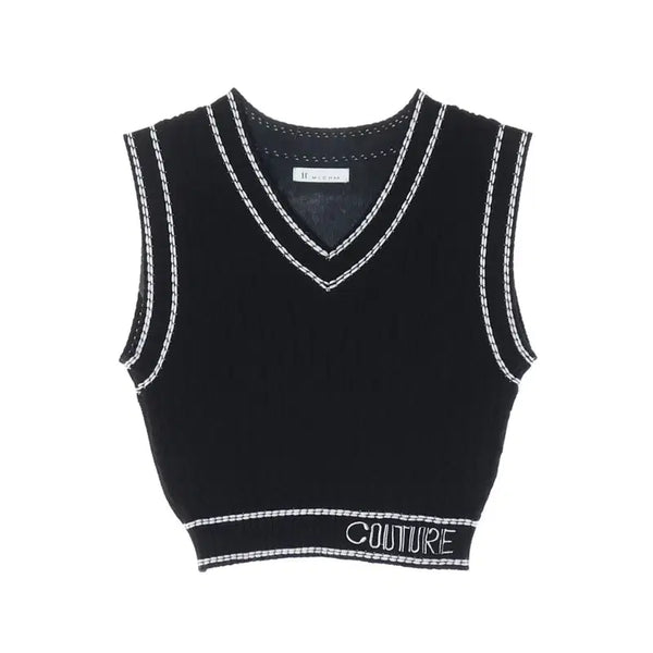 [BUNJANG] It MICHAA Knit Vest Women's Size 55 TTLAXB2015 / 잇미샤 니트 베스트/여성55/TTLAXB2015