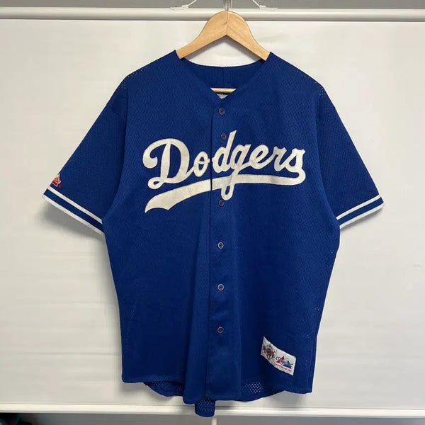 [BUNJANG] Majestic Los Angeles Dodgers Chan Ho Park Blue Jersey L / [정품/L] 마제스틱 LA다저스 박찬호 블루 유니폼