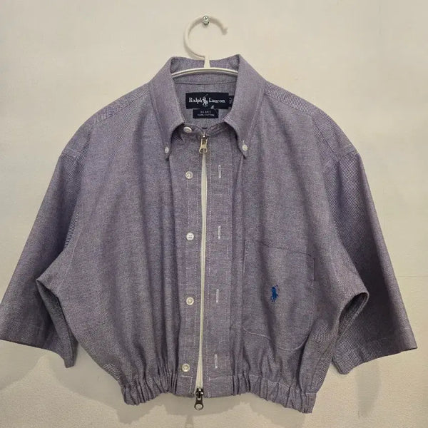 [BUNJANG] Polo Ralph Lauren Cropped Shirt Size M / 폴로랄프로렌 크롭 남방 M