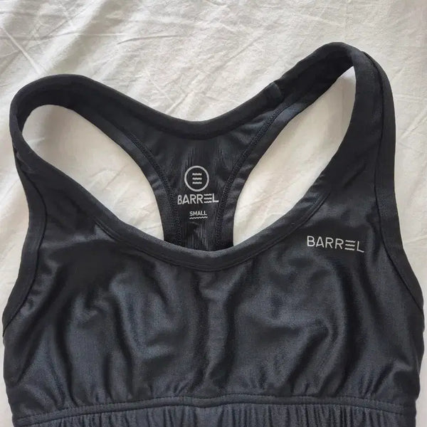 [BUNJANG] Barrel Rash Guard Sports Bra Black S / 배럴 래쉬가드 스포츠브라
