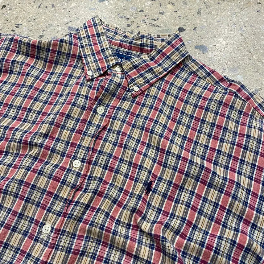 [BUNJANG] Polo Ralph Lauren Half-Sleeve Shirt - Men's XL / 폴로 1/2 셔츠 (Man XL)/[H1213]