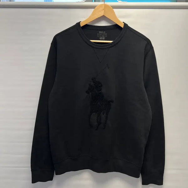 [BUNJANG] Polo Ralph Lauren Big Pony Sweatshirt Black M / [정품/M] 폴로 랄프로렌 빅포니 스웻 블랙 맨투맨