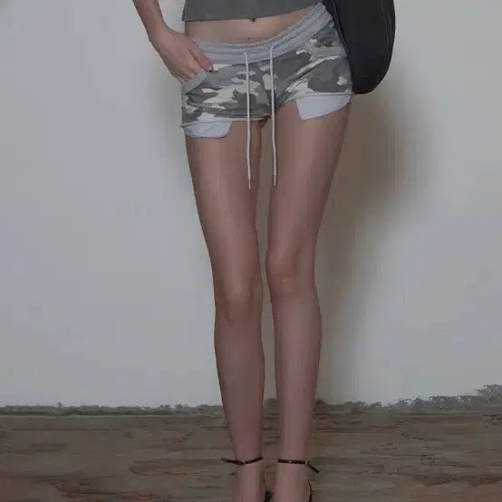 [BUNJANG] Sculptor Camouflage Shorts Ash / 스컬프터 카모플라주 쇼츠 애쉬 M