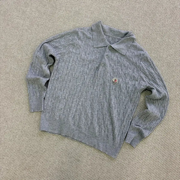 [BUNJANG] Vintage Patch Long Sleeve Knit / 실측 빈티지 패치 긴팔 니트 0724D2