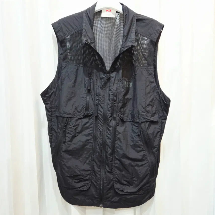 [BUNJANG] K2 Lightweight Mesh Outdoor Nylon Vest C610 / 100 K2 케이투 블랙 경량 메쉬 아웃도어 나일론 베스트 C610