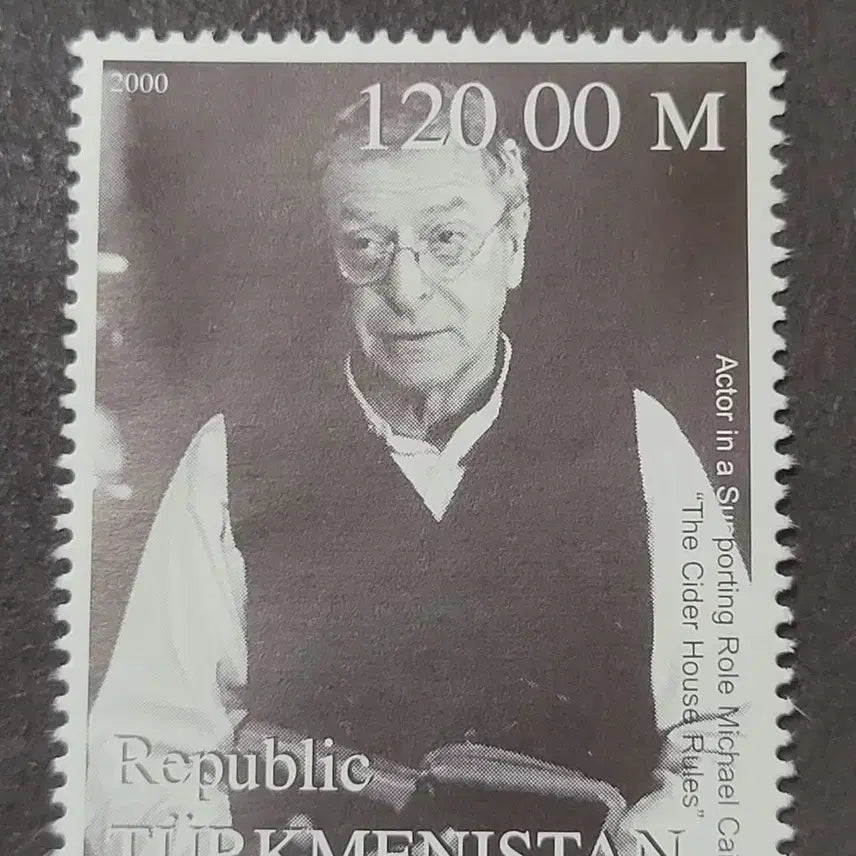 [BUNJANG] Michael Caine Commemorative Stamp - The Cider House Rules / 2000년 영국대표 배우 마이클 케인기념 우표The Cider House Rules,Michael Caine