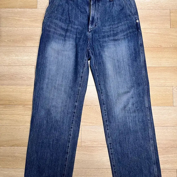 [BUNJANG] Roughside Drape Denim Light Blue / 러프사이드 드레이프 데님 라이트 블루