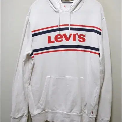 [BUNJANG] Levi's Big Logo Sweatshirt Hoodie (Tag L) / 리바이스 정품 빅로고 맨투맨 후드티 택L