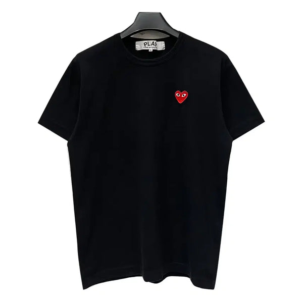 [BUNJANG] Comme des Garçons Red Emblem AZ T108 Black T-Shirt XL / 꼼데가르송 레드와펜 AZ T108 블랙 반팔티 XL