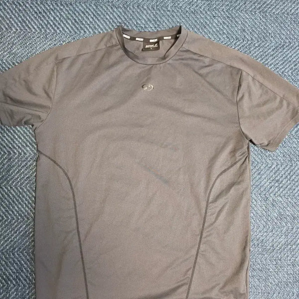 [BUNJANG] NINETTY Functional Mesh T-shirt Charcoal L / 나인제트 기능성 메쉬 반팔티 차콜 L