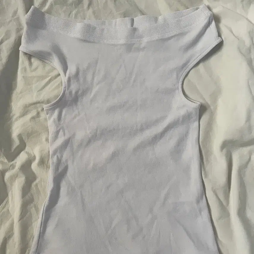 [BUNJANG] Zara Boat Neck T-Shirt White M / zara 자라 보트넥 티셔츠 4424/003/250