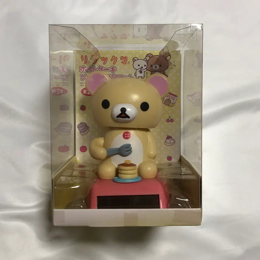 [BUNJANG] Rilakkuma Hotcake Solar Mascot Figure / 코리락쿠마 핫케이크 태양광 마스코트 피규어 노호혼 팬케이크
