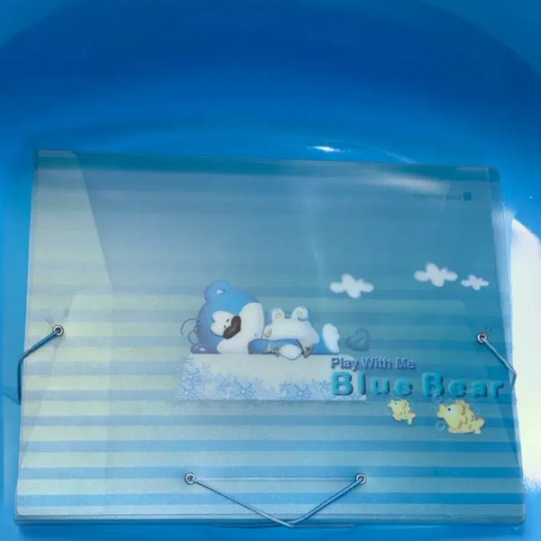 [BUNJANG] Morning Glory Document File Binder A4 / 고전문구 모닝글로리 서류 파일 바인더