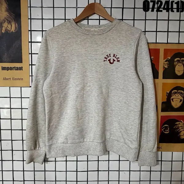 [BUNJANG] True Religion Sweatshirt Grey Size S / 트루릴리젼 맨투맨 그레이 S