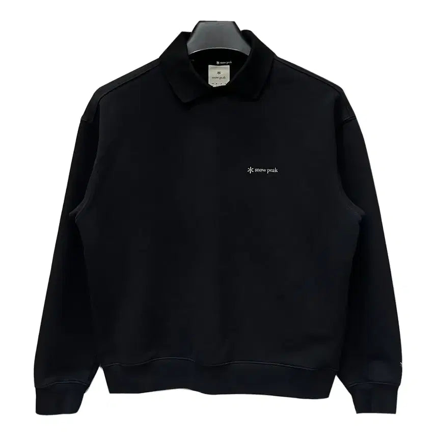 [BUNJANG] Snow Peak Semi Crop Collar Sweatshirt M / 스노우피크 세미크롭 카라 맨투맨 90 M