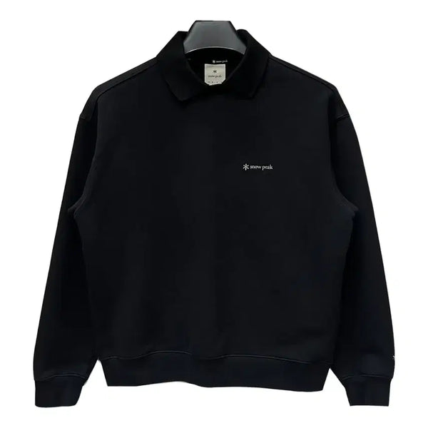 [BUNJANG] Snow Peak Semi Crop Collar Sweatshirt M / 스노우피크 세미크롭 카라 맨투맨 90 M