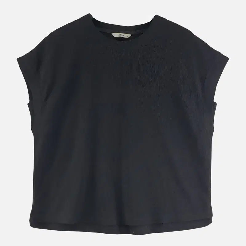 [BUNJANG] JISEN Black Women's Short-Sleeve T-Shirt Size 90 (N8334) / 지센 블랙 여자 반팔티 90 N8334