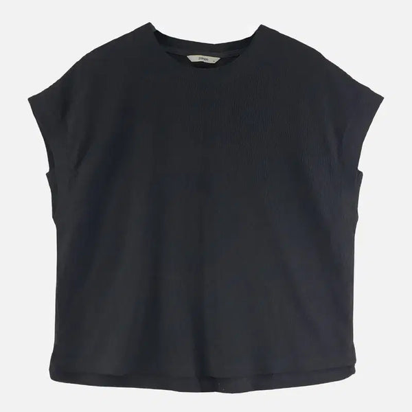 [BUNJANG] JISEN Black Women's Short-Sleeve T-Shirt Size 90 (N8334) / 지센 블랙 여자 반팔티 90 N8334