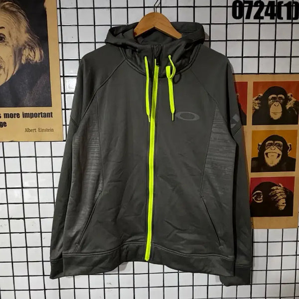 [BUNJANG] Oakley Dark Grey Hoodie Zip-Up M / 오클리 후드 집업 다크그레이 팝니다 M