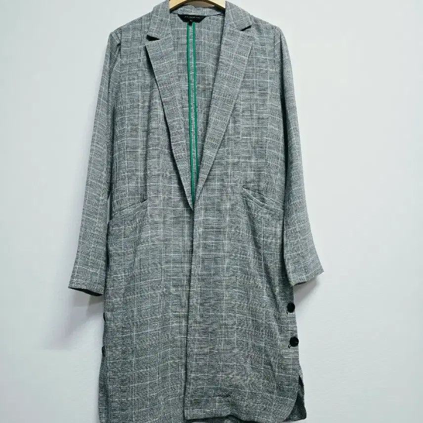 [BUNJANG] Jessi New York Checked Long Jacket Coat / 제시뉴욕 체크무늬 롱 자켓 코트44