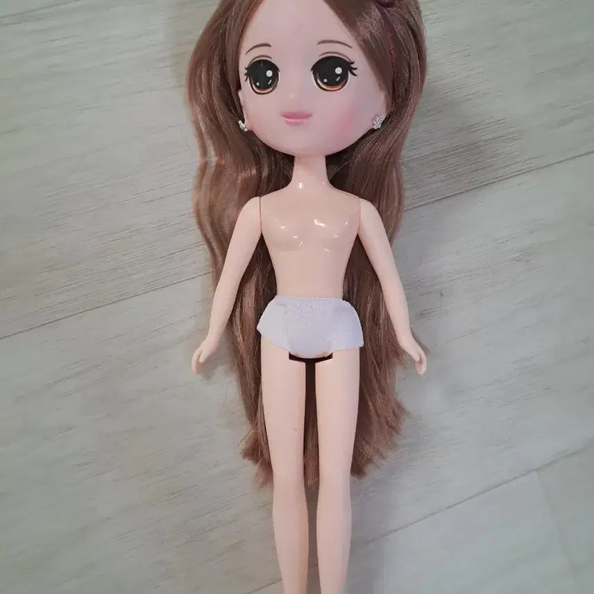 [BUNJANG] One&Only Cherry Brown Hair Doll Nude / 원앤원 체리 갈색 머리 체리 인형 누드