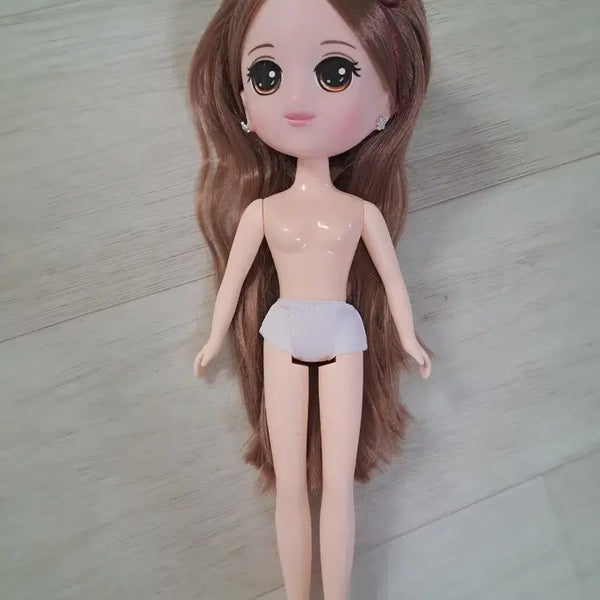 [BUNJANG] One&Only Cherry Brown Hair Doll Nude / 원앤원 체리 갈색 머리 체리 인형 누드