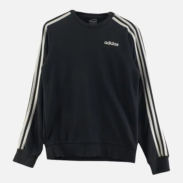 [BUNJANG] Adidas Black Sweatshirt / 아디다스 블랙 공용 맨투맨 S N8380