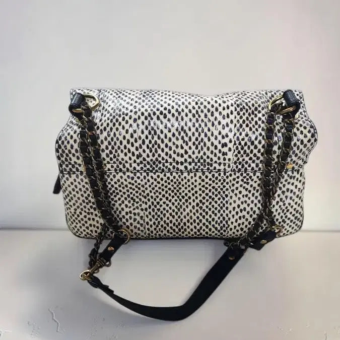 [BUNJANG] Jérôme Dreyfuss Bobi Python Leather Chain Shoulder Bag / 제롬드레이퓌스 BOBI 파이톤 가죽 체인 숄더백