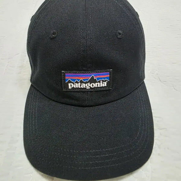 [BUNJANG] Patagonia P-6 Label Trad Cap Black / 파타고니아 P-6 레이블트래브 검정색 모자 볼캡 내부택 제거